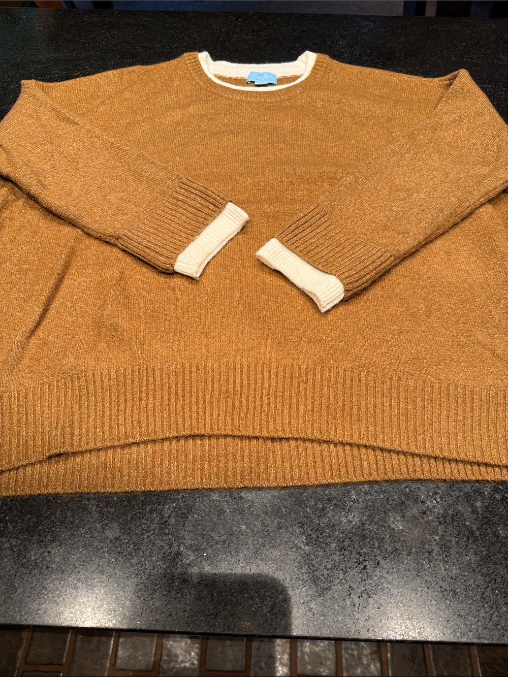 Cece rust brown oversized sweater, size large